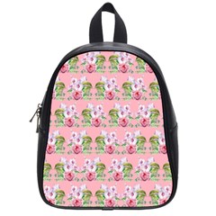 Floral Pattern School Bag (small)