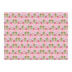 Floral Pattern Double Sided Flano Blanket (mini)  by SuperPatterns