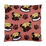 Happy Pugs Standard Cushion Case (One Side) Front