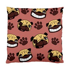 Happy Pugs Standard Cushion Case (two Sides)