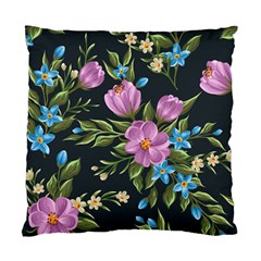 Beautiful Floral Pattern Standard Cushion Case (one Side)