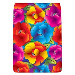 Neon Colored Floral Pattern Flap Covers (l)  by Bigfootshirtshop