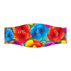 Neon Colored Floral Pattern Stretchable Headband by Bigfootshirtshop