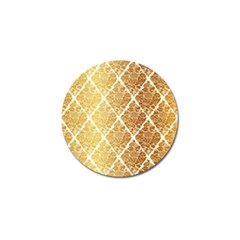 Vintage,gold,damask,floral,pattern,elegant,chic,beautiful,victorian,modern,trendy Golf Ball Marker (4 Pack) by NouveauDesign