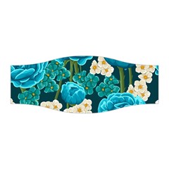 Light Blue Roses And Daisys Stretchable Headband by Bigfootshirtshop