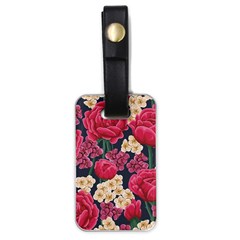 Pink Roses And Daisies Luggage Tags (one Side)  by Bigfootshirtshop