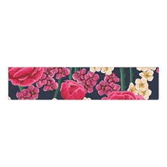 Pink Roses And Daisies Velvet Scrunchie by Bigfootshirtshop