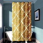 Vintage,gold,damask,floral,pattern,elegant,chic,beautiful,victorian,modern,trendy Shower Curtain 36  x 72  (Stall)  Curtain(36 X72 ) - 33.26 x66.24  Curtain(36 X72 )