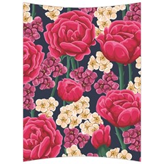 Pink Roses And Daisies Back Support Cushion by Bigfootshirtshop