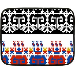 Bulgarian Folk Art Folk Art Fleece Blanket (mini) by Celenk