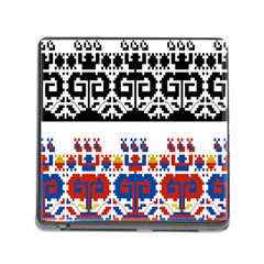 Bulgarian Folk Art Folk Art Memory Card Reader (square) by Celenk