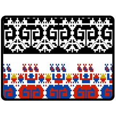 Bulgarian Folk Art Folk Art Fleece Blanket (large)  by Celenk