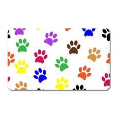 Pawprints Paw Prints Paw Animal Magnet (rectangular) by Celenk