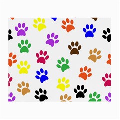 Pawprints Paw Prints Paw Animal Small Glasses Cloth by Celenk