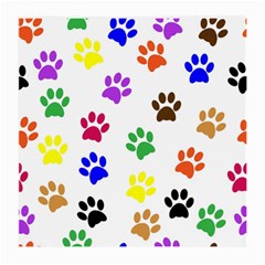 Pawprints Paw Prints Paw Animal Medium Glasses Cloth by Celenk