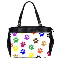 Pawprints Paw Prints Paw Animal Office Handbags (2 Sides)  by Celenk