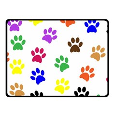 Pawprints Paw Prints Paw Animal Fleece Blanket (small)