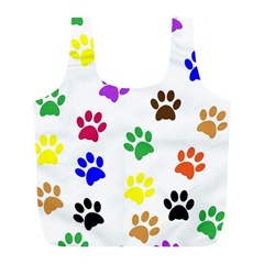 Pawprints Paw Prints Paw Animal Full Print Recycle Bags (l)  by Celenk