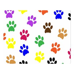 Pawprints Paw Prints Paw Animal Double Sided Flano Blanket (large)  by Celenk