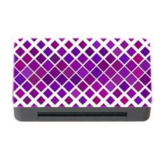 Pattern Square Purple Horizontal Memory Card Reader With Cf by Celenk