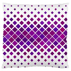 Pattern Square Purple Horizontal Large Flano Cushion Case (two Sides) by Celenk