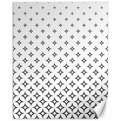 Star Pattern Decoration Geometric Canvas 11  X 14   by Celenk