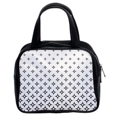 Star Pattern Decoration Geometric Classic Handbags (2 Sides) by Celenk