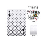 Star Pattern Decoration Geometric Playing Cards 54 (Mini)  Front - Spade2