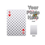 Star Pattern Decoration Geometric Playing Cards 54 (Mini)  Front - Heart5