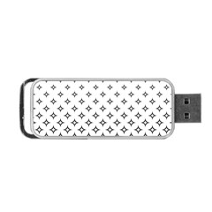 Star Pattern Decoration Geometric Portable Usb Flash (two Sides) by Celenk