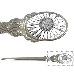 Sunflower Flower Line Art Summer Letter Openers by Celenk