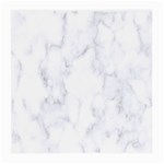 Marble Texture White Pattern Medium Glasses Cloth (2-Side) Front