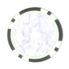 Marble Texture White Pattern Poker Chip Card Guard