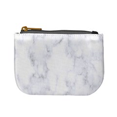 Marble Texture White Pattern Mini Coin Purses