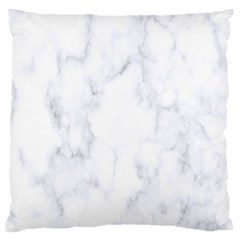 Marble Texture White Pattern Large Cushion Case (Two Sides)