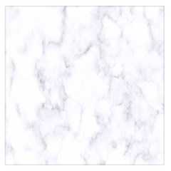 Marble Texture White Pattern Large Satin Scarf (Square)