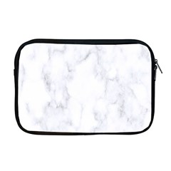 Marble Texture White Pattern Apple MacBook Pro 17  Zipper Case