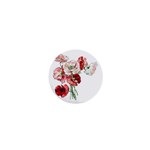 Flowers Poppies Poppy Vintage 1  Mini Magnets Front