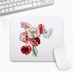 Flowers Poppies Poppy Vintage Large Mousepads by Celenk