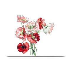 Flowers Poppies Poppy Vintage Plate Mats by Celenk