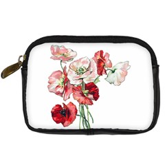 Flowers Poppies Poppy Vintage Digital Camera Cases by Celenk