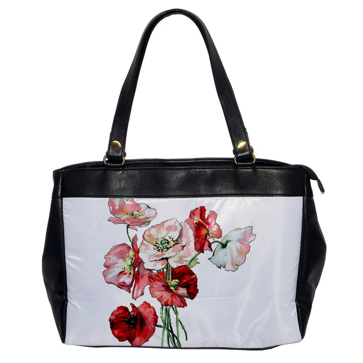 Flowers Poppies Poppy Vintage Office Handbags