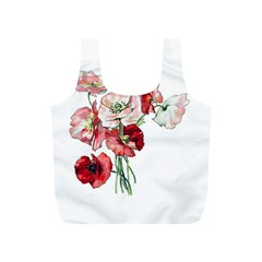 Flowers Poppies Poppy Vintage Full Print Recycle Bags (s)  by Celenk