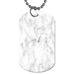 White Background Pattern Tile Dog Tag (two Sides) by Celenk