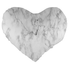 White Background Pattern Tile Large 19  Premium Heart Shape Cushions by Celenk