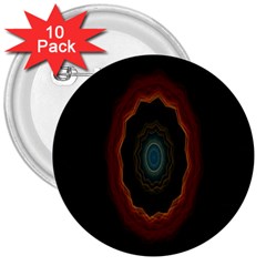 Cosmic Eye Kaleidoscope Art Pattern 3  Buttons (10 pack) 