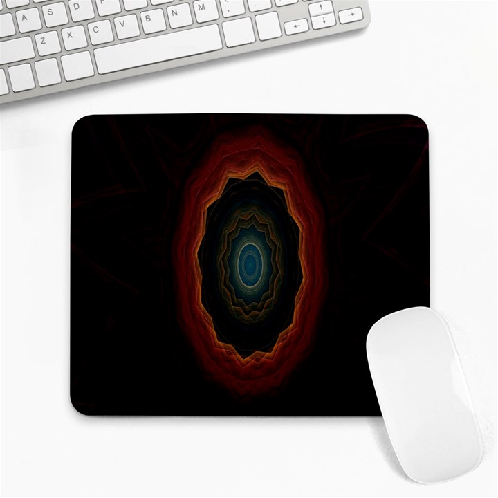 Cosmic Eye Kaleidoscope Art Pattern Large Mousepads