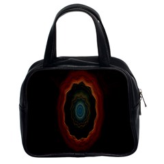 Cosmic Eye Kaleidoscope Art Pattern Classic Handbags (2 Sides) by Celenk