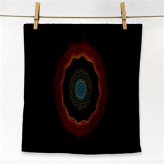 Cosmic Eye Kaleidoscope Art Pattern Face Towel