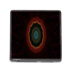 Cosmic Eye Kaleidoscope Art Pattern Memory Card Reader (square)